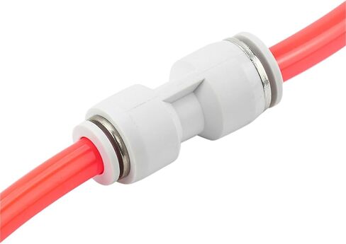 PG8-6/12-8 Straight-through Variable Diameter Pneumatic Connector Black And White Quick Plugs Plastic Trachea 1Pcs(Pg8-4white) in Kuwait