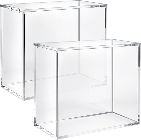 Elite Trainer Box Acrylic Display Case & Trading Card Storage Box - 2-Pack Stackable Protector with Ultra-Thick Walls & Strong 5x3mm Magnets | Compatible with ETB Cases in Kuwait