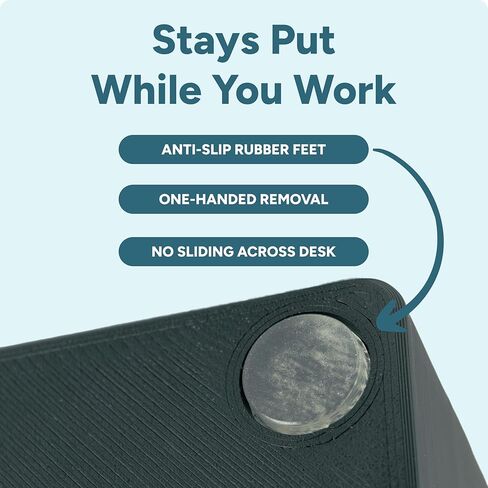 Trading Card Toploader & Penny Sleeve Station with Anti-Slip Base & Tool Storage | Dual Compartment Heavy-Duty Dispenser for Sports Cards & TCG | One-Hand Access Organizer for Card Breaks & Sorting in Kuwait