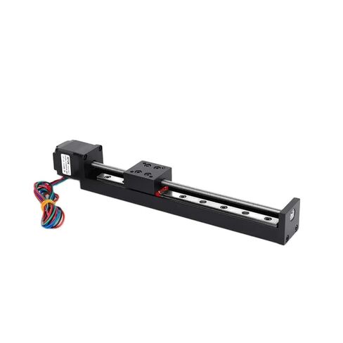 Linear Module with Stepper Motor Sliding Table Rail Linear Stage 50mm 100mm 150mm 200mm Stroke(Tr6-12,Stroke 50mm) in Saudi Arabia