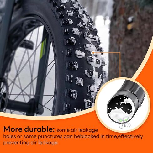 قطعتان من أنابيب الدراجة مقاس 24 بوصة 24 × 2.5/3.0 AV32MM صمام شريدر إصلاح تلقائي فائق، ذاتي الغلق، مقاوم للثقب متوافق مع أنابيب إطارات الدراجة 24 × 2.50/2.60/2.80/3.0 in Saudi Arabia
