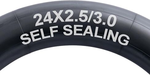 قطعتان من أنابيب الدراجة مقاس 24 بوصة 24 × 2.5/3.0 AV32MM صمام شريدر إصلاح تلقائي فائق، ذاتي الغلق، مقاوم للثقب متوافق مع أنابيب إطارات الدراجة 24 × 2.50/2.60/2.80/3.0 in Saudi Arabia
