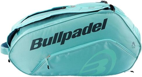 Bullpadel Padel Racket Bag BPP-25006 Flow | Lightweight Medium-Capacity for 4 Padel Rackets | Thermo Protection, Ventilated Shoe Compartment | Signed by Alejandra Salazar in Kuwait