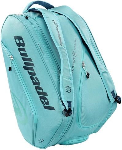 Bullpadel Padel Racket Bag BPP-25006 Flow | Lightweight Medium-Capacity for 4 Padel Rackets | Thermo Protection, Ventilated Shoe Compartment | Signed by Alejandra Salazar in Kuwait