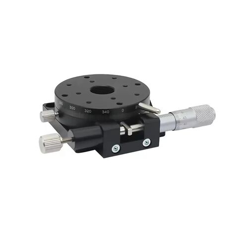 R-axis 60mm RS60/80/90/125 دليل تعديل زاوية عالي الدقة 360 درجة منصة بصرية دوارة شديدة التحمل (RS100-L) in Kuwait