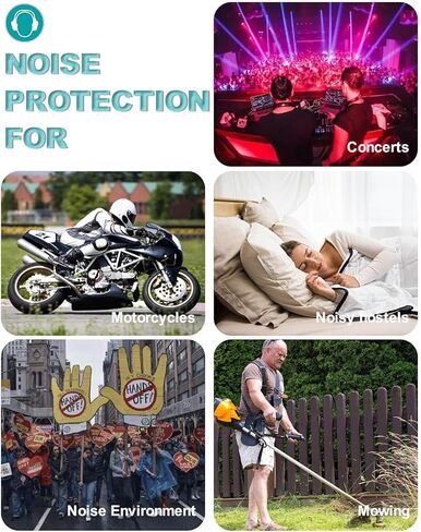 سدادات أذن لتخفيف ضغط الأذن بالطائرة - طيران غير مؤلم - سدادات أذن للسفر لتقليل الضوضاء - أساسيات السفر بالطائرة - سدادات أذن مريحة مفلترة وقابلة لإعادة الاستخدام للبالغين in Kuwait