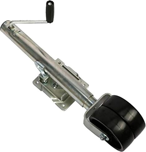 Heavy Duty Marine Swivel Trailer Jack - Boat Trailer Jack with Wheel, Jockey Wheel with Clamping Support, Folding Support Wheel, 15Cm Double Wheel, Weight Capa in Saudi Arabia