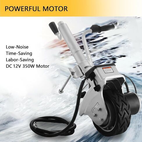 Heavy Duty Marine Swivel Trailer Jack - Electric Trailer Dolly, Max Load 5000Lbs, Trailer Mover Motorized 12V/350W Trailer Jack, Power Mover Maneuver Trailer B,5000lbs in Saudi Arabia