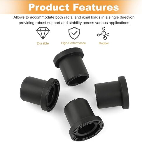 4Pcs Suspension Upper Lower A-Arm Control Lever Flanged Sleeve Bushings Isolators Compatible with John Deere Gator XUV 625i 825i 855D 4x4 5E 6E 6D Series Utility Tractors M158746 AM158746 in Saudi Arabia
