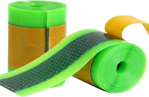 بطانة إطار دراجة سميكة مع دعامة ذاتية اللصق، عرض 110 مم من مادة TPU، إدراج حماية للثقب متوافق مع إطارات 20 24 26 × 4.0 4.5 5.0 بوصة، واقي أنبوب داخلي مضاد للمسطح (عبوتان) in Kuwait