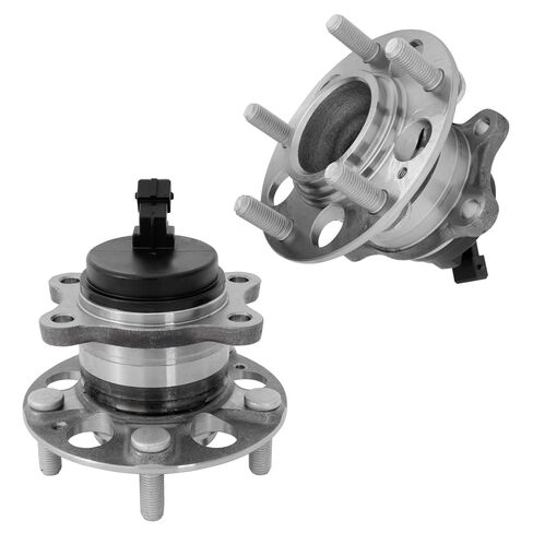 Detroit Axle - 4WD Rear Driver and Passenger Wheel Hub and Bearing Assemblies Replacement for 2001-2005 Toyota Rav4 5-Lug Models - 2pc Set in Saudi Arabia