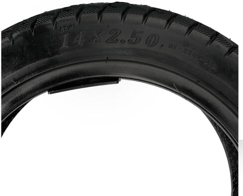إطار مقاس 14 × 2.50، إطار مقاس 14 بوصة للدراجات البخارية الكهربائية والدراجة الترابية ودراجة الأطفال، يناسب إطارات الدراجة الإلكترونية مقاس 2.50-10 و60/100-10 in Saudi Arabia