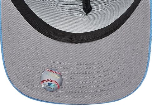 قبعة سائق الشاحنة من New Era LA Los Angeles Dodgers 9FIFTY A-Frame Cooperstown Gold للذكرى الخمسين، قبعة قابلة للتعديل in Kuwait