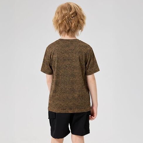6-Pack Boys Shirts Youth Quick Dry Shirts for Boys Athletic Short Sleeve T Shirts Kids Performance Tees (5Y-18Y) in Saudi Arabia