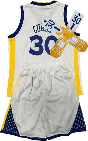 Youth Kids Basketball Jersey Lightweight Basketball Uniform Basketball Tank Top, Shorts, and Socks 3-Piece in Saudi Arabia