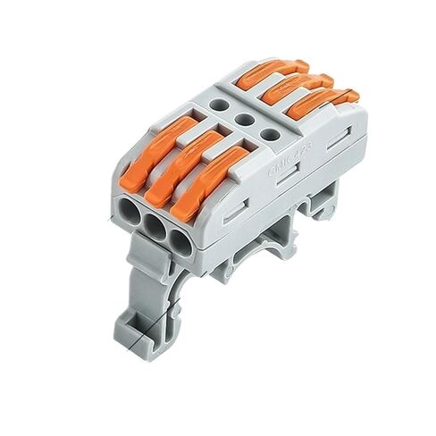 CMK42A 10 حزمة DIN قضيب السكك الحديدية موصل سلك صغير سريع كابل طرفي سلك مدمج دفع في كتلة طرفية (CMK424A) in Kuwait