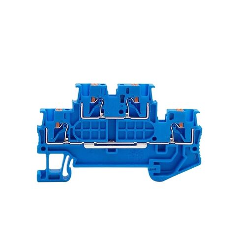 10 قطعة PTTB 1.5/S ذات الطابقين دفع في DIN السكك الحديدية محطة كتلة 4 موصل PT 1.5mm² سلك كابل موصل PTTB1.5 PTTB-1.5 (جسر FBS10-3.5) in Kuwait