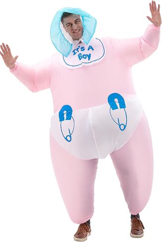 Inflatable Pumpkin Costume Funny Blow up Costume for Cosplay Party Christmas Halloween Suit Fancy Dress Jumpsuit in Saudi Arabia