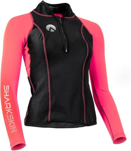 أداء جلد القرش بأكمام طويلة (أنثى) PK US14 وردي in Kuwait