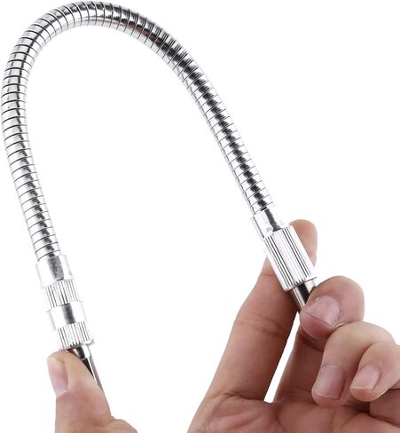 EVGATSAUTO Flexible Shaft Extension, 6.35mm 1/4 Inch Hex Shank Bit Holder for Tight Spaces, with 300 Degree Bendable Shaft (300mm) in Saudi Arabia