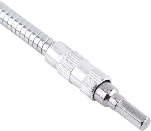 EVGATSAUTO Flexible Shaft Extension, 6.35mm 1/4 Inch Hex Shank Bit Holder for Tight Spaces, with 300 Degree Bendable Shaft (300mm) in Saudi Arabia