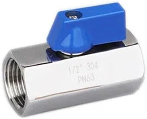 صمام كروي صغير ثنائي الاتجاه من الفولاذ المقاوم للصدأ 316 304 63 بار 1/8 بوصة 1/4 بوصة 3/8 بوصة 1/2 بوصة 3/4 بوصة(1) in Kuwait