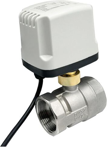 1-1/4 "304 الفولاذ المقاوم للصدأ IP65 مقاوم للماء صمام كروي مزود بمحرك 220 فولت 12 فولت 24 فولت 3-سلك 2 صمام الكرة التحكم (220VAC_CR02) in Kuwait