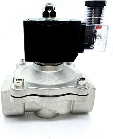 1 "صمام الملف اللولبي مغلق عادة الفولاذ المقاوم للصدأ IP65 مقاوم للماء 220 فولت 12 فولت 24 فولت صمام الملف اللولبي لغاز الماء (BSP_220VAC_EPDM-Seal) in Kuwait