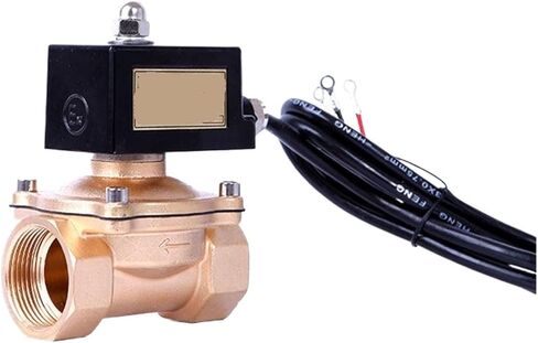 1-1/4 "صمام الملف اللولبي المقاوم للانفجار التحكم في تدفق المياه 24 فولت 110 فولت 220 فولت 12 فولت صمام الملف اللولبي النحاسي المغلق عادة يعمل بشكل مباشر (NPT_24VDC) in Kuwait
