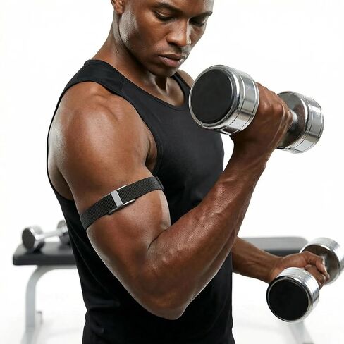 Nylon Bicep Armband Compatible with Hume Health Band, Adjustable Breathable Upper Arm Band for Men and Women in Kuwait