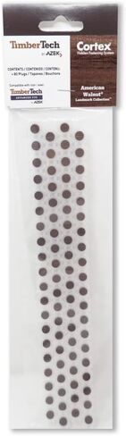 سدادات بديلة من TimberTech المجمعة، عدد 80 - الجوز الأمريكي in Kuwait