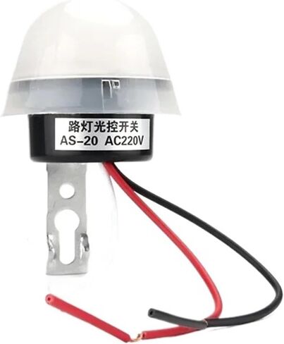 AS-20 Automatic Auto On Off Photocell Street Light Switch AC 110V 220V DC12V 10A Waterproof Sensitive Auto Switch Sensor Switch(DC 12V) in Saudi Arabia