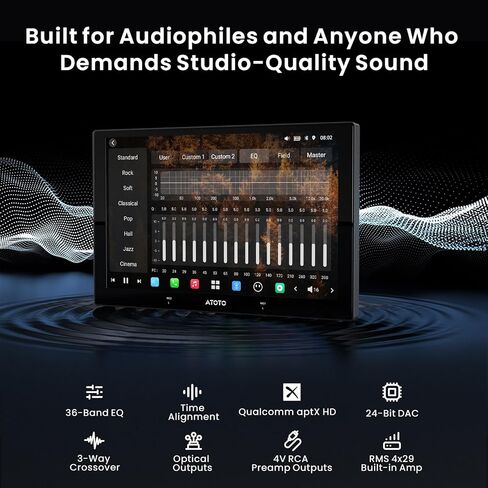 Single/Double DIN Car Stereo - 12.95" QLED Floating Screen, 8G+128G CarPlay/Android Auto, SPDIF, RCA, DSP 7.1.2, HDMI-in, 4G, Wi-Fi, BT, AI-Powered, OTA w/Mic, 1080P Dual Cam, X10G129E in Saudi Arabia