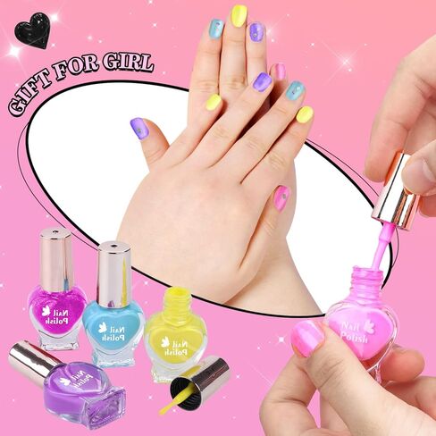 IMAGICTOWN Kids Makeup Sets for Girls 5-8 - Non-Toxic Play Makeup Kit for Toddlers 3-4 - Maquillaje para Niñas - Girls Makeup Kit Age 4-6 - Perfect Toddler Makeup Set in Saudi Arabia