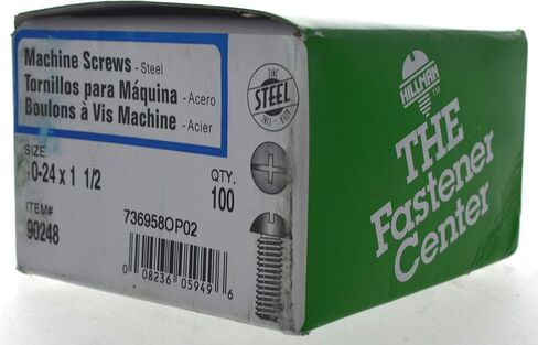 برغي الماكينة برأس مستدير من هيلمان #10-24 × 1-1/2 بوصة - 100 عبوة 90248 in Kuwait