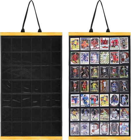 42 Cards Display Case - 35PT Sports Card Frame - with PVC Protection & Clear View for Baseball Football Basketball Trading Card Wall Display, Black in Saudi Arabia