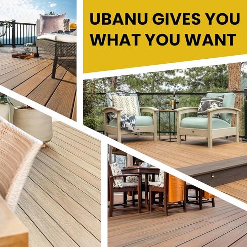 6 Pcs Multi-Thickness Deck Spacers Tool, 1/16", 1/8", 3/16", 1/4" Gap Sizes, Durable ABS Plastic for Pressure Treated Wood & Composite Decking in Kuwait