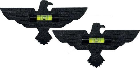 عصا مستوى الفقاعات متعددة الأغراض من APEX RV Eagle على المستوى، لمركبات RV، والتخييم، والمقطورة (2، أسود) in Saudi Arabia
