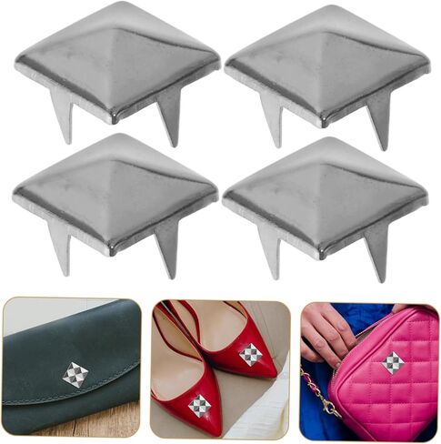Uonlytech 100pcs Long-Lasting Square Rivets for DIY Decor Clothing Punk Costumes in Saudi Arabia
