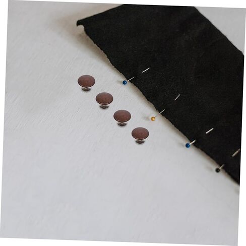 STOBOK 10 Sets Zinc Alloy Round Rivets Kit Vintage Antique Studs for Belts Bags and Clogs Durable Replacement Hardware for Punk Style Clothing and Accessories in Saudi Arabia