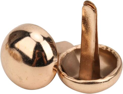 Bag Rivet, 50PCS Zinc Alloy DIY Rivet Mushroom Shape 15MM Mushroom Shape DIY Decoration Stud for Bag Shoes Hat Clothes Accessories (15mm Gold) in Saudi Arabia