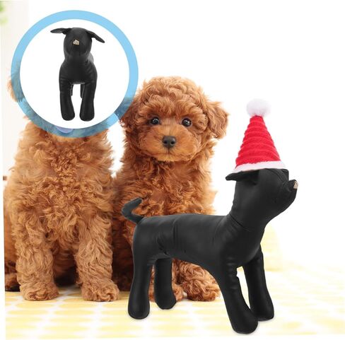INOOMP Dog Clothes Display Mannequin Pu Leather Dog Model for Pet Shop Display Adorable Design Material Easy to Clean for Clothing Showcase in Saudi Arabia