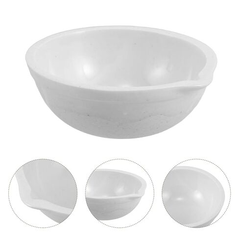 SAFIGLE 2pcs Ceramic Evaporating Bowls for Laboratory Use Heat-Resistant Scientific Petri Dishes Accelerating Solvent Evaporation Porcelain Plates for Chemical Analysis Experiments in Saudi Arabia