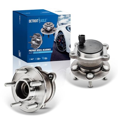 Detroit Axle-4WD Front Wheel Hubs for Ford 2011-2014 F-150 [SVT Raptor ، مع 6 مسمار محور] ، مجموعة محمل عجلتين 2012 2013 استبدال in Kuwait