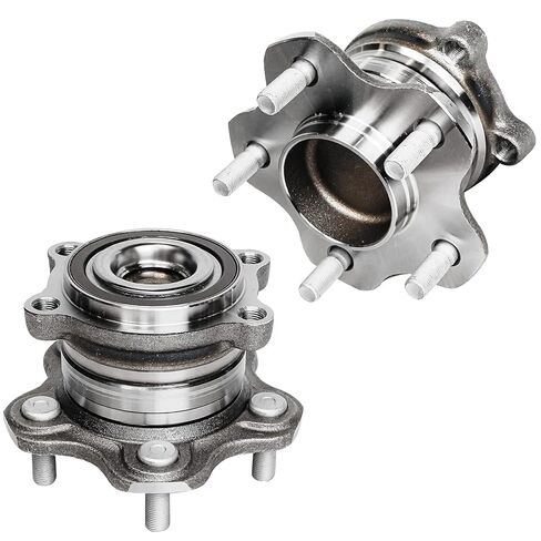 Detroit Axle-4WD Front Wheel Hubs for Ford 2011-2014 F-150 [SVT Raptor ، مع 6 مسمار محور] ، مجموعة محمل عجلتين 2012 2013 استبدال in Kuwait