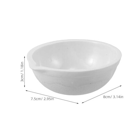 SEWACC 2pcs Ceramic Evaporating Basins for Laboratory Use with High Thermal Resistance Efficient Solvent Evaporation Scientific Analysis Culture and Agar Dish in Saudi Arabia