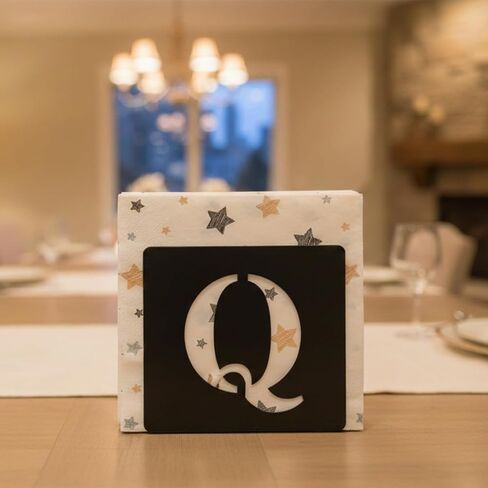 Napkin Holder for Table, Iron Paper Napkin Dispenser, Standing Napkin Holders for Kitchen, Dining Room, Party Setup, Cocktail Bar & Outdoor Tables (Letter S-Shaped) in Saudi Arabia