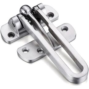 سلسلة قفل الفولاذ المقاوم للصدأ مشبك بولت قفل الباب سلسلة مكافحة سرقة مشبك قفل نافذة خزانة قفل الباب أداة غرفة المنزل فندق مكافحة سرقة الصلب in Kuwait