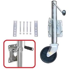Heavy Duty Marine Swivel Trailer Jack - Trailer Jack Wheel, Swivel Trailer Wheels, Galvanized Support Wheel for Heavy Loads, 15Cm Wheel, 540Kg, Adjustable and,1000lbs in Kuwait