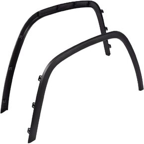 G-PLUS Front Driver & Passenger Side Fender Trim, Compatible with Jeep Grand Cherokee 2011-2016, Black Plastic Wheel Opening Molding Trim Pair Fender Flares in Saudi Arabia